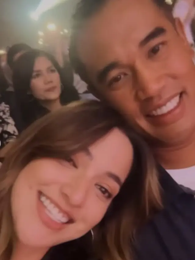 Nia Ramadhani dan Ardi Bakrie nonton konser MLTR (Instagram/ramadhaniabakrie)