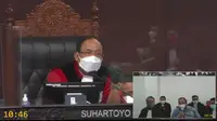 Sidang Status kewarganegaraan Bupati Sabu Raijua terpilih Orient P Riwu Kore di Mahkamah Konstitusi (MK). (Foto Istmewah)
