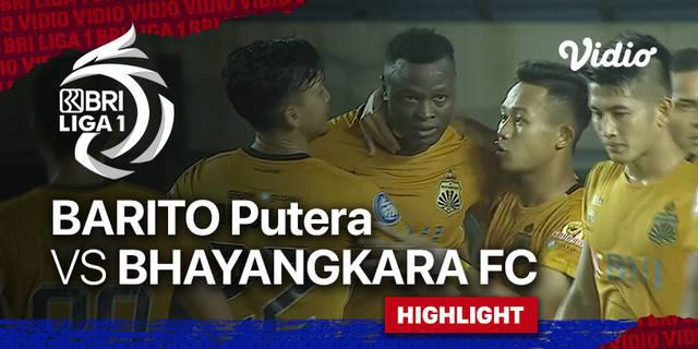 VIDEO: Sumbang Dua Gol, Ezechiel N'Douassel Bawa Bhayangkara FC Raih Kemangan atas Barito Putera di BRI Liga 1