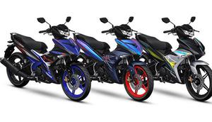 Tampak Yamaha MX-King 150 yang hadir dengan penyegaran warna terbaru (Yamaha Motor)