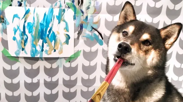 Jago Melukis, Karya Anjing Ini Dijual Mahal