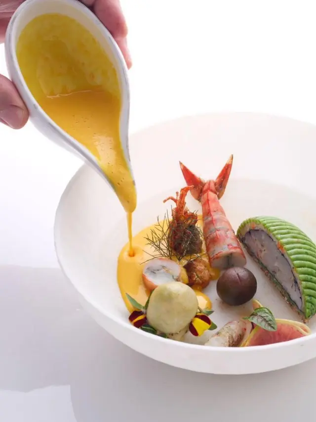 Salah satu hidangan yang disajikan di acara Bocuse d'Or Dinner Series di Bali dan Jakarta