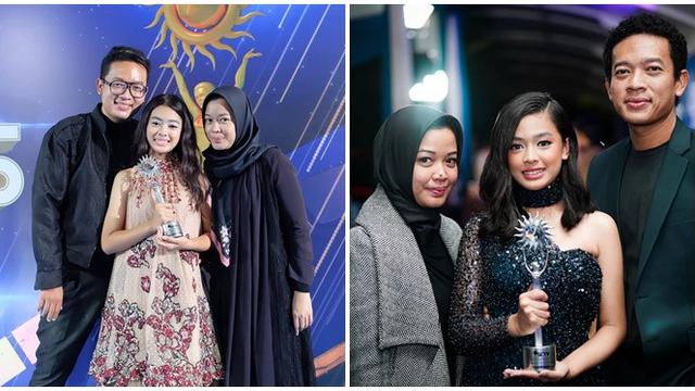 6 Potret Beda Gaya Aqeela Calista di SCTV Awards 2020 dan 2021, Bikin Pangling
