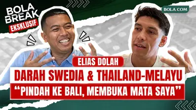 Dalam episode Bola Break kali ini, Hery Kurniawan berbincang dengan Elias Dolah, pemain Timnas Thailand yang pernah memperkuat Bali United. Elias mengungkap cerita di balik keputusannya meninggalkan Thailand setelah enam tahun bersama Port FC dan mem...