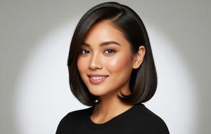 Gaya Rambut Wanita Wajah Bulat 2026 yang Bikin Tirus Sekaligus Stylish/ AI