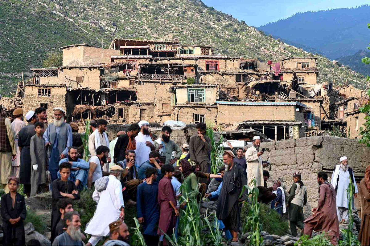 FOTO: Korban Gempa Afghanistan Timur Tembus 1.124 Jiwa, Ribuan Rumah Hancur