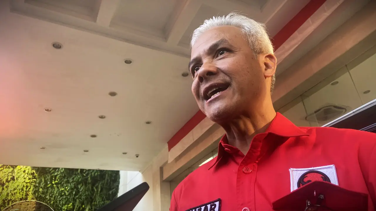 Ketua DPP PDI Perjuanan (PDIP) Bidang Pemerintahan dan Otonomi Daerah, Ganjar Pranowo di Kantor DPP PDIP, Jalan Diponegoro, Jakarta Pusat.