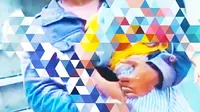 Tangkapan layar video cubit anak yang viral di medsos. (Foto: Istimewa)