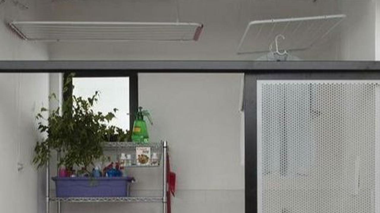 Ruang Cuci Jemur Minimalis di Rooftop