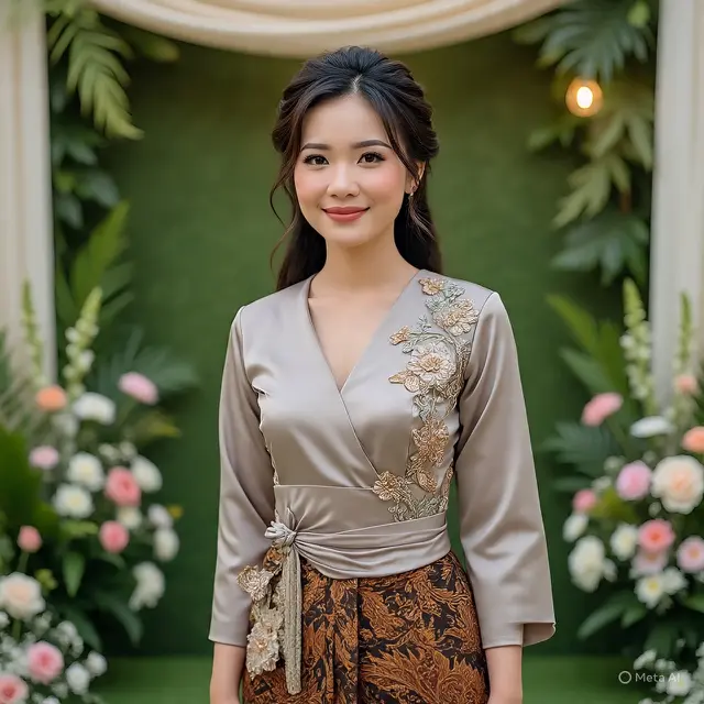 Contoh Baju Kondangan Bahan Satin