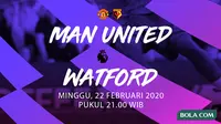 Premier League - Manchester United vs Watford. (Bola.com/Dody Iryawan)