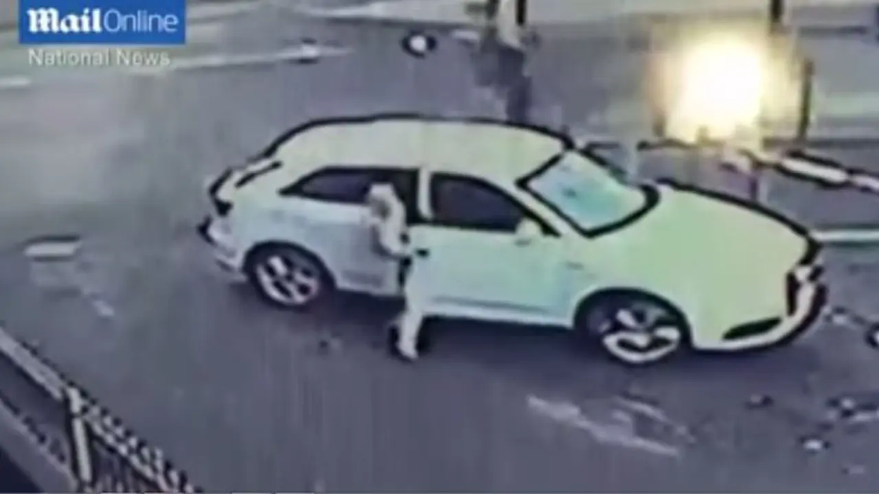 Seorang Nenek Berkelahi Dengan Maling Mempertahankan Audi Q3