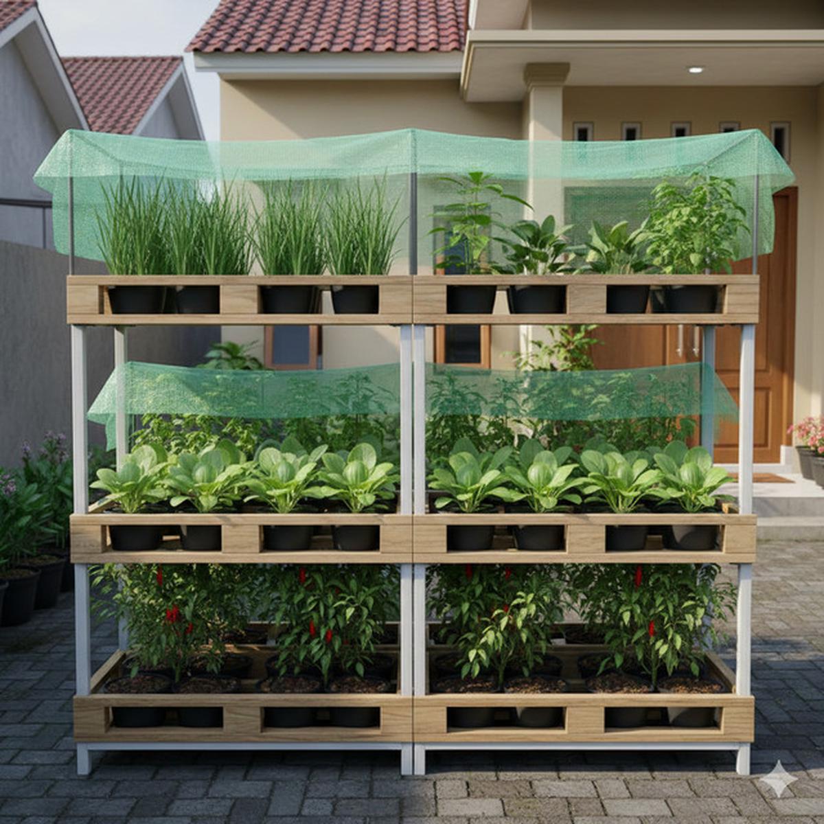 7 Model Kebun Sayur yang Bisa Tumpang Sari tapi Tetap Rapi, Cocok untuk Rumah Kecil