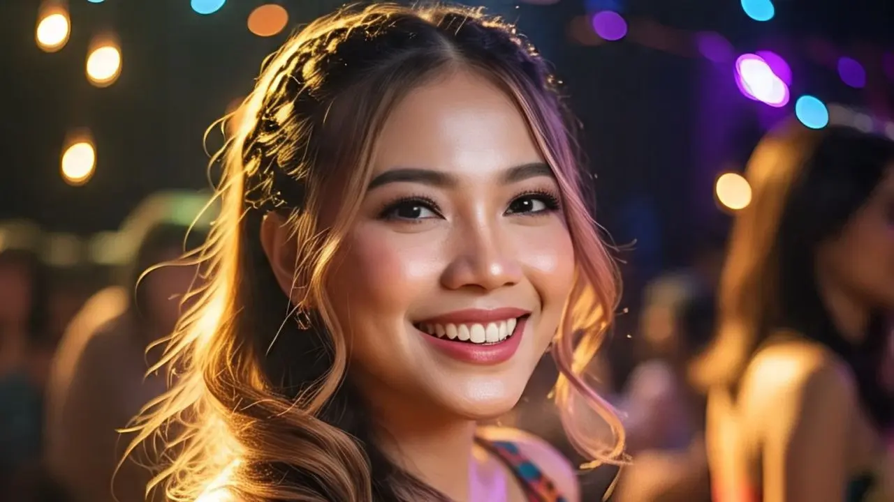Model Rambut Terurai untuk Pesta