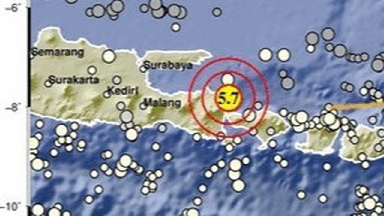 Gempa Bumi Magnitudo 5,7 di Laut Banyuwangi, Goncangan Terasa Sampai ke Bali