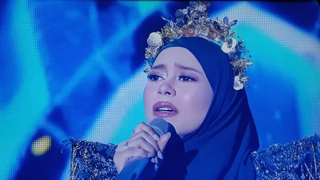 Lesti dalam Konser Raya 31 Tahun Indosiar Luar Biasa. (Indosiar)