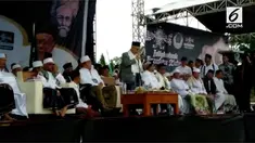 Cawapres no urut 1 Ma'ruf Amin menghadiri istighosah kubro di Trenggalek Jawa Timur hari Selasa (22/01).