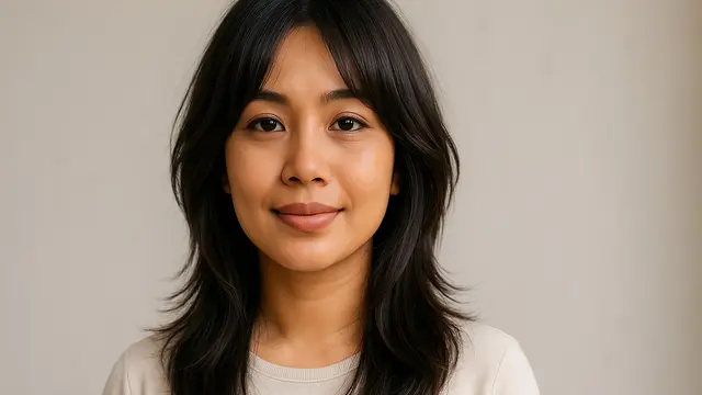 Model Rambut Shaggy Layer Ibu-Ibu 2025 Agar Terlihat Natural Muda/Ilustrasi AI