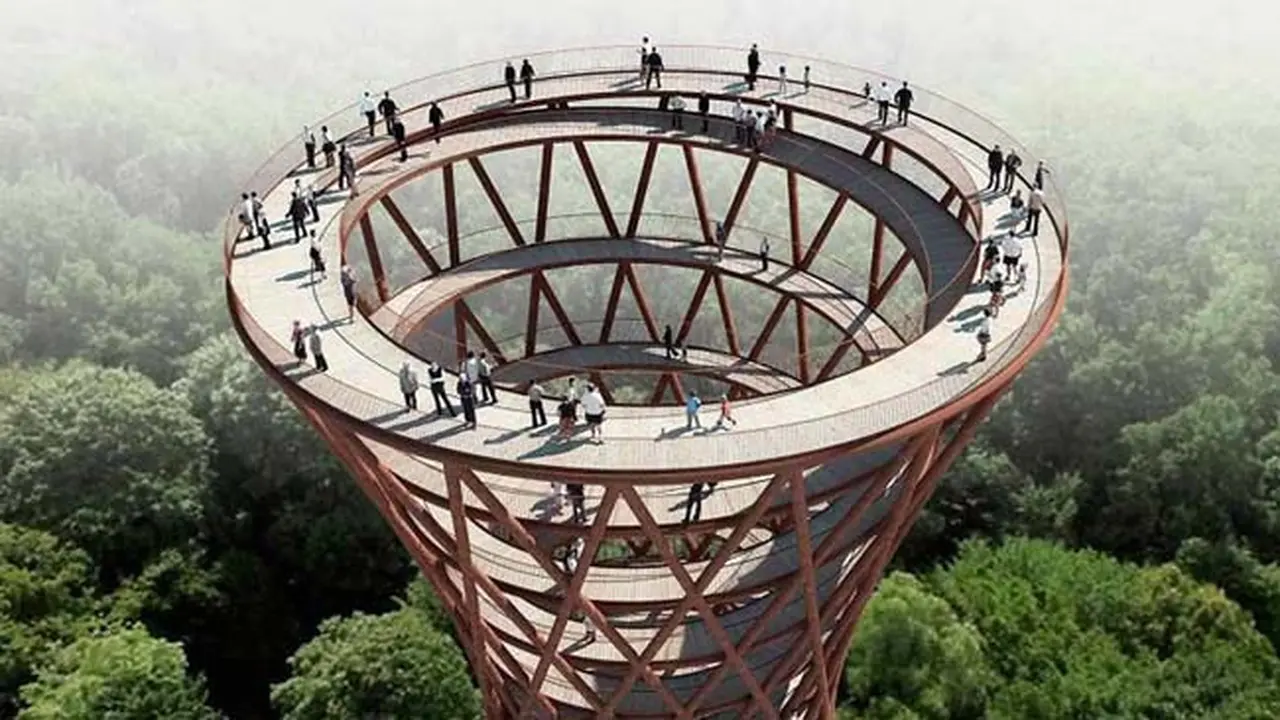 Gardu Pandang Spiral