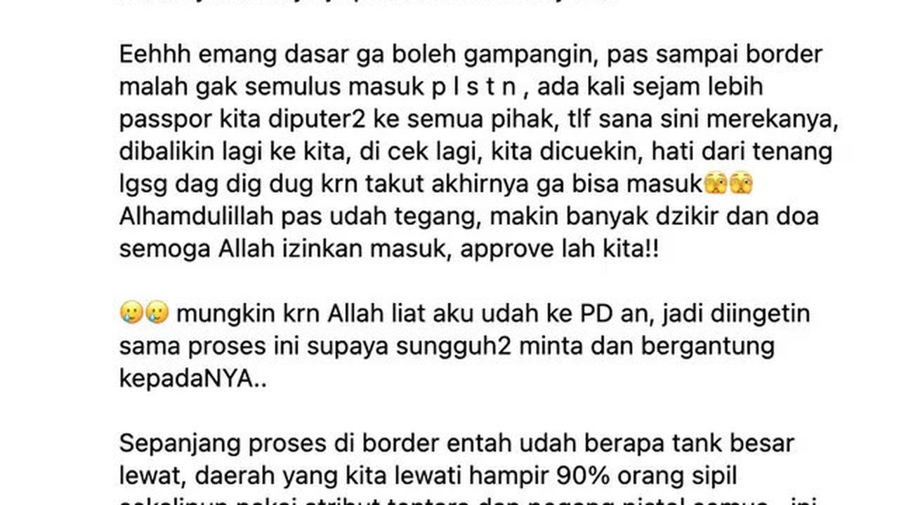 Repotnya Zaskia Adya Mecca Salurkan Bantuan ke Suriah, Paspor Dioper-oper Aparat hingga 1 Jam Lebih
