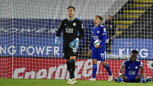 FOTO: Arsenal Lumat Leicester City di Piala Liga Inggris