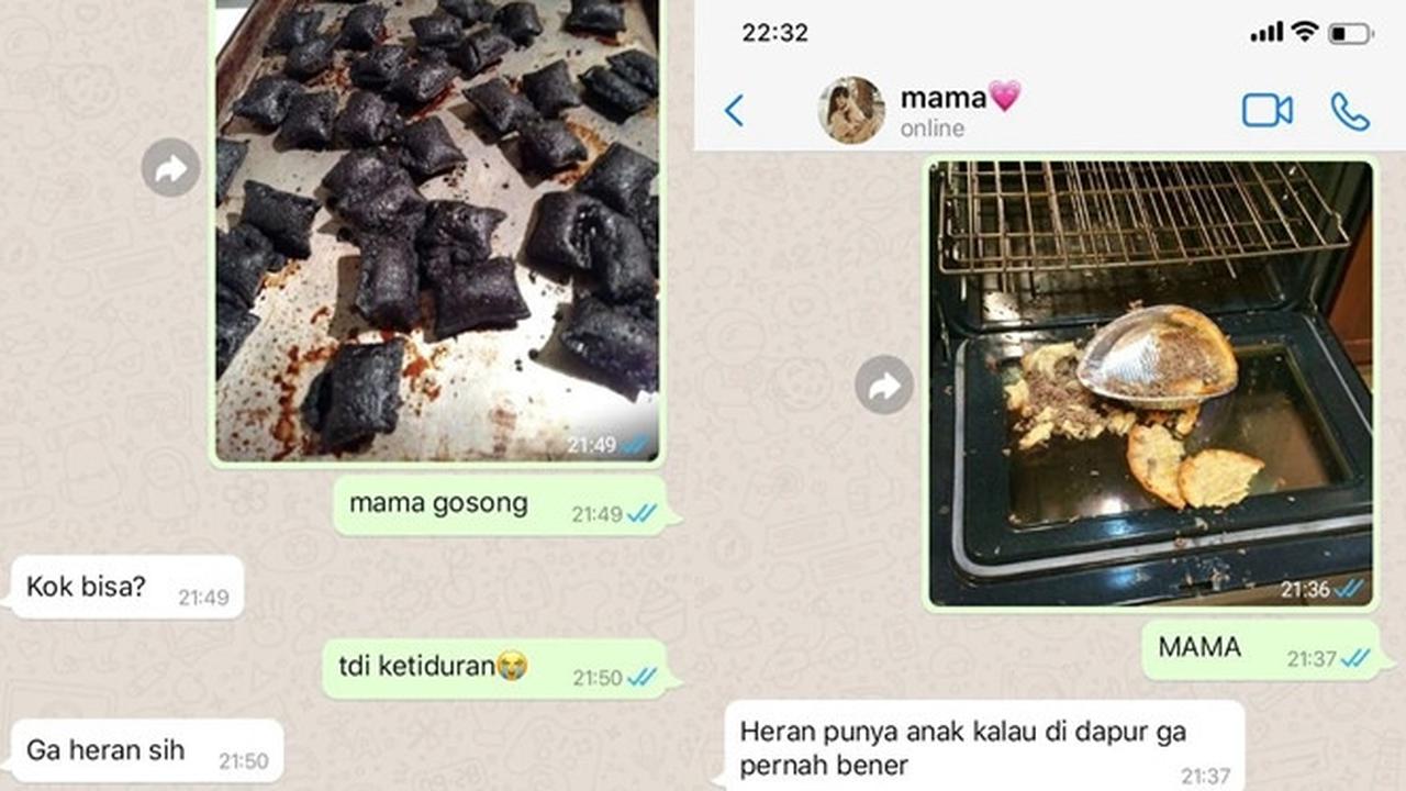 6 Chat Anak Lapor Mama Saat Gagal Masak Ini Bikin Senyum Tipis