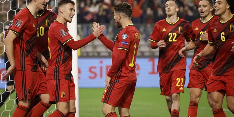 Taklukkan Estonia 3-1, Belgia Amankan Tempat di Piala Dunia 2022