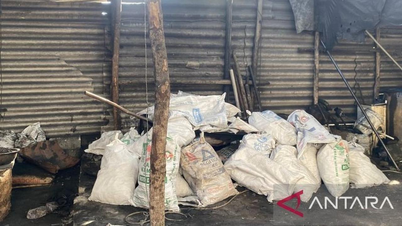 Polres Bangka Ungkap Praktik Peleburan Timah Ilegal, Amankan Ratusan Kilogram Barang Bukti