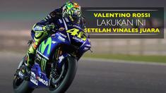 Berita video aksi Valentino Rossi setelah Maverick Vinales memastikan diri juara di MotoGP Qatar pada Minggu (26/3/2017). Apa aksinya?