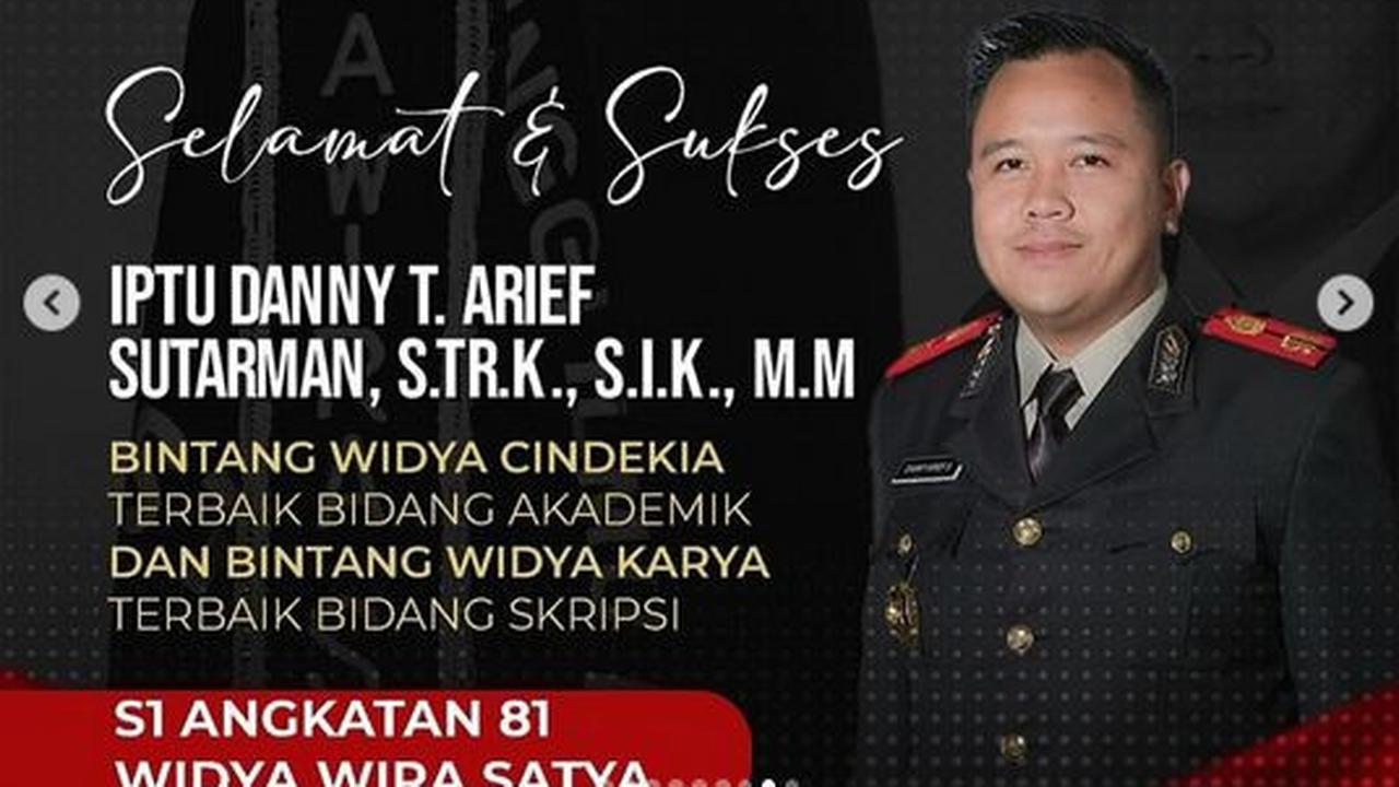 Danny berhasil meraih penghargaan Bintang Widya Cindekia karena menjadi wisudawan terbaik bidang akademik. <br>