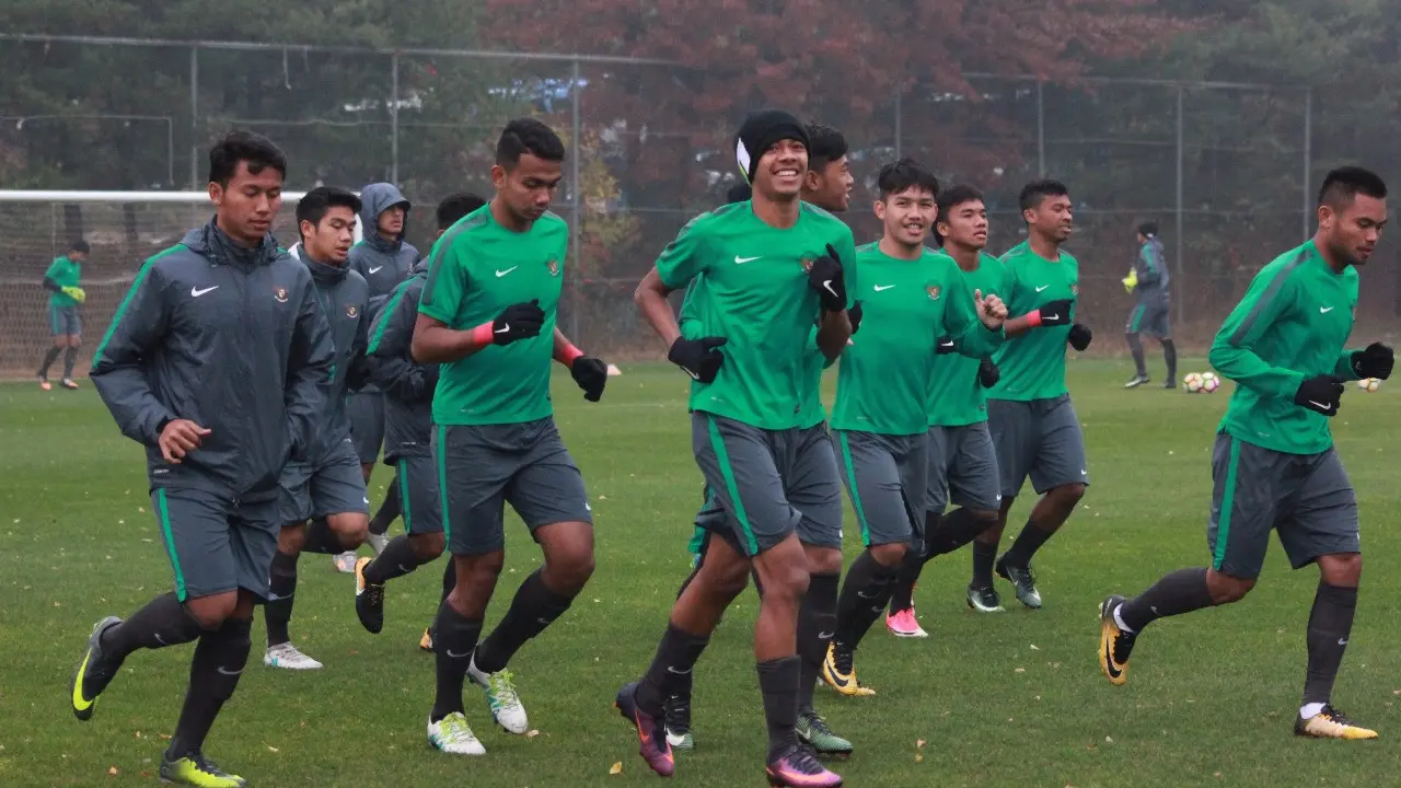 Timnas U-19 Indonesia Berlatih Jelang Hadapi Korsel