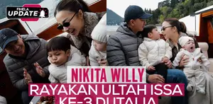 Nikita Willy Rayakan Ultah Issa Ke-3 Di Italia