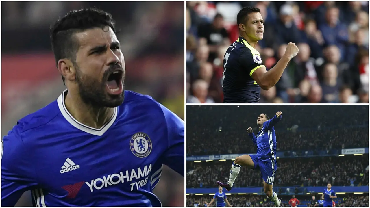 Pencetak Gol Terbanyak Premier League 2016-2017 hingga Pekan 10