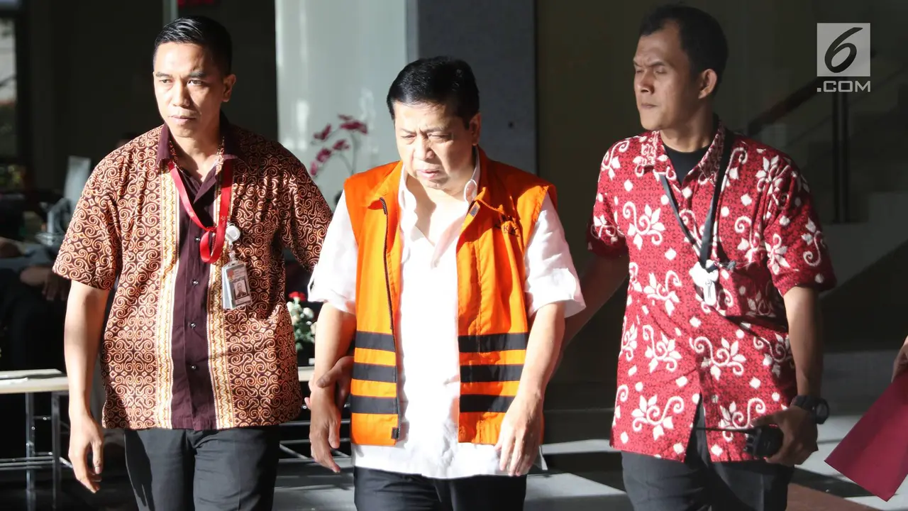 Masih Lesu, Setya Novanto Jalani Pemeriksaan Lanjutan di KPK