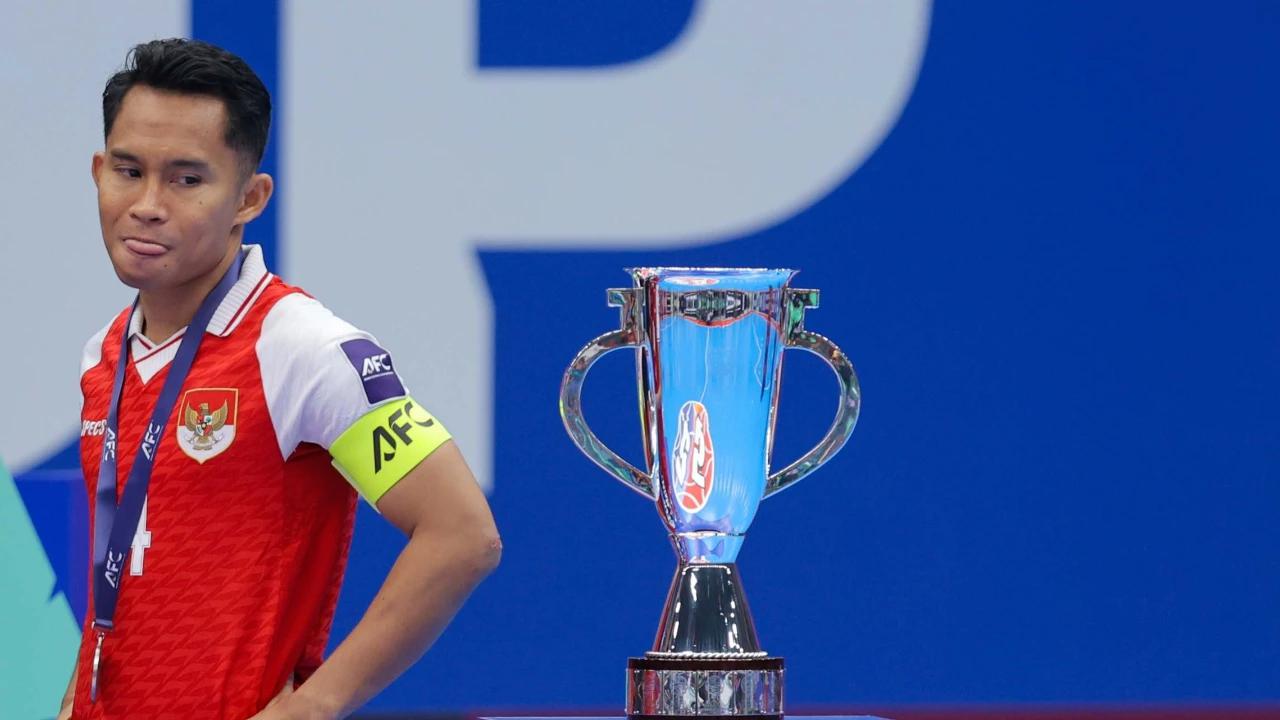 FOTO: Timnas Futsal Indonesia Gagal Juara Asia Usai Kalah Adu Penalti