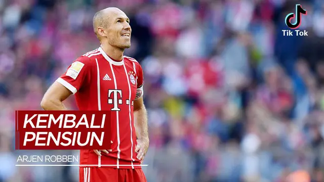 Berita Video, Arjen Robben Resmi Pensiun untuk yang Kedua Kalinya