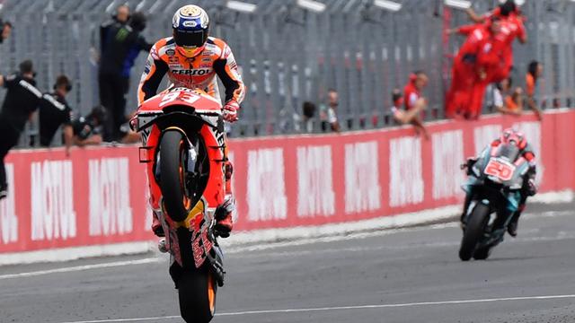 Pembalap Repsol Honda, Marc Marquez.