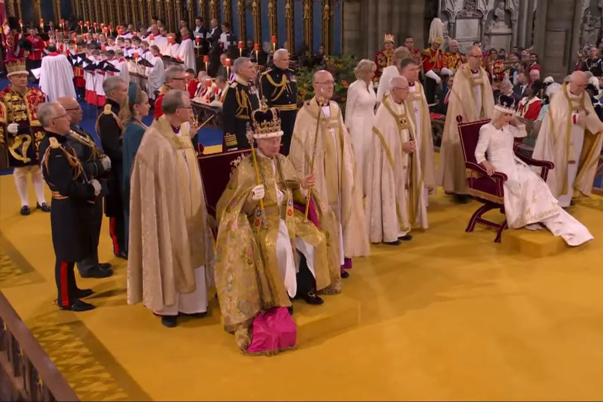 Prosesi Penobatan Raja Charles III dan Ratu Camilla di Inggris. (Youtube/The Royal Family)