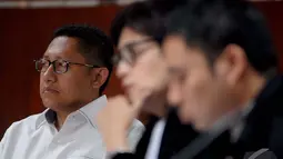 Keterangan itu disampaikan Clara saat bersaksi dalam persidangan Anas yang merupakan terdakwa perkara dugaan penerimaan hadiah atau janji dalam proses perencanaan Hambalang, Jakarta, Senin (7/7/2014) (Liputan6.com/Miftahul Hayat)