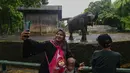 Hari kedua Lebaran 2025, hingga pukul 13.00 WIB, tercatat sekitar 48.500 orang sudah memasuki area wisata Kebun Binatang Ragunan Jakarta. (merdeka.com/Arie Basuki)
