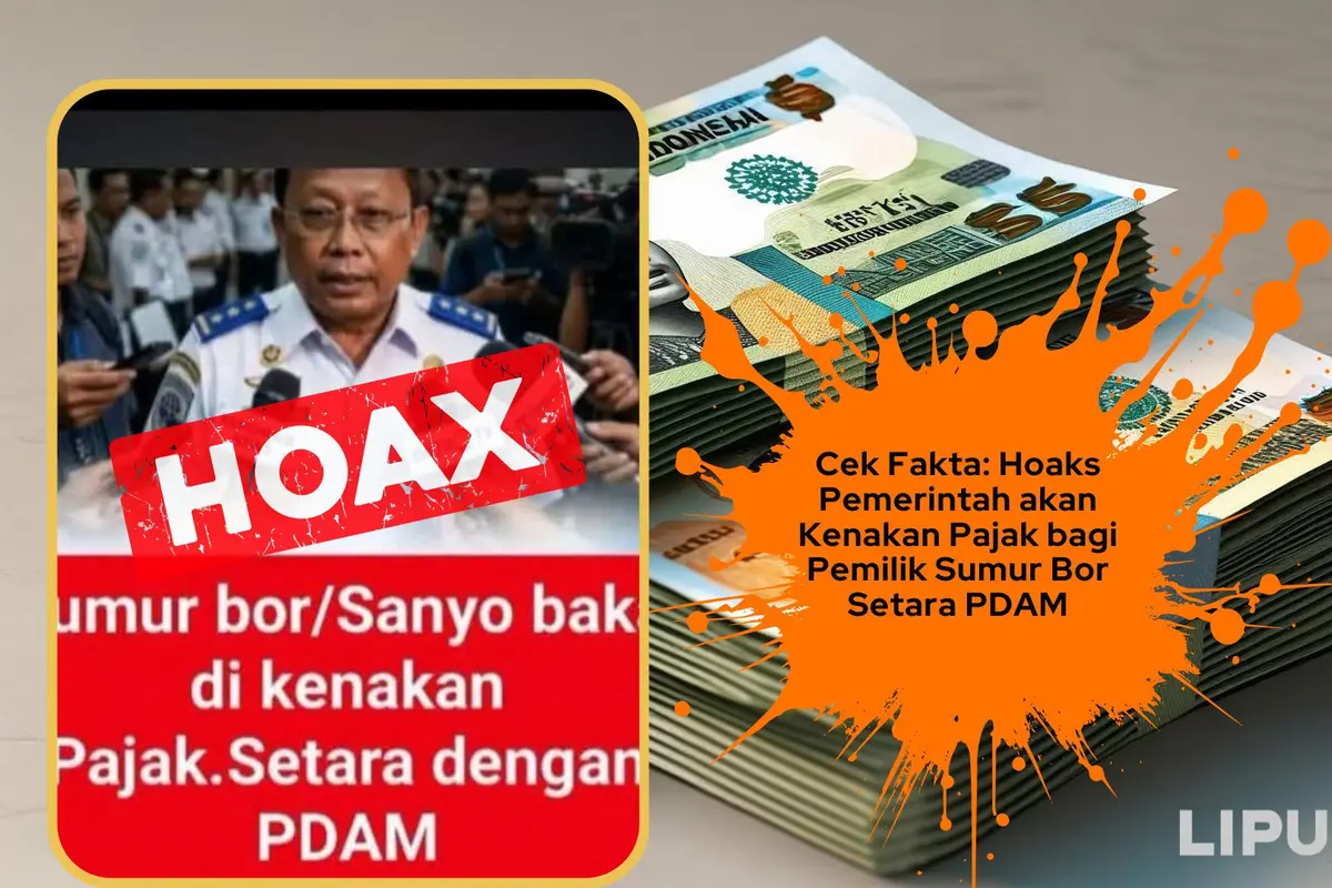 Cek fakta pemerintah bakal kenakan pajak bagi pemilik sumur bor