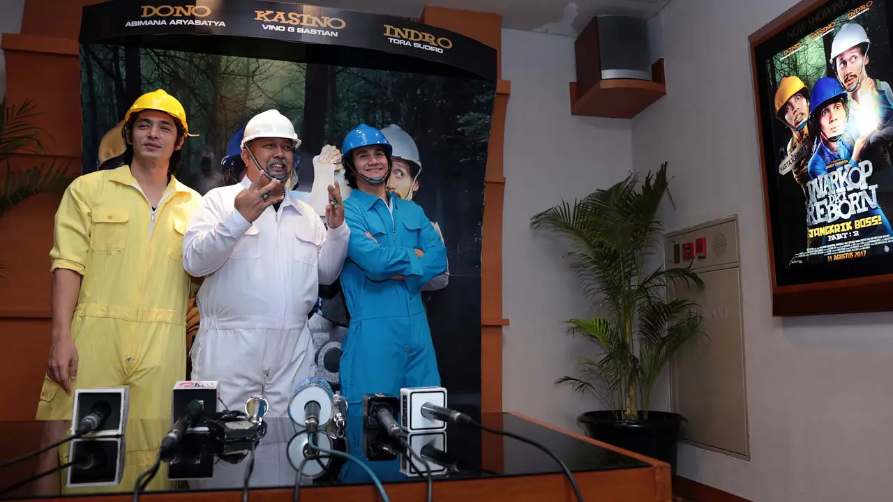 [Bintang] Preskon penggunaan aplikasi AR Warkop DKI Reborn