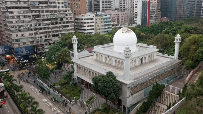 Masjid Raya Kowloon di Hong Kong/dok. Hong Kong Tourism Board