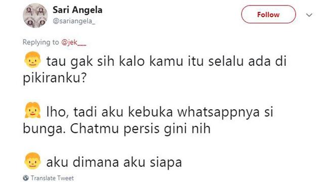 Deretan Rayuan Gagal Gombal ala Warganet, Bikin Ngenes tapi Ngakak