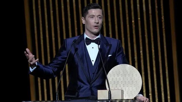 Striker Bayern Munchen, Robert Lewandowski.