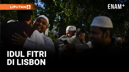 VIDEO: Ribuan Muslim Merayakan Idul Fitri di Lisbon