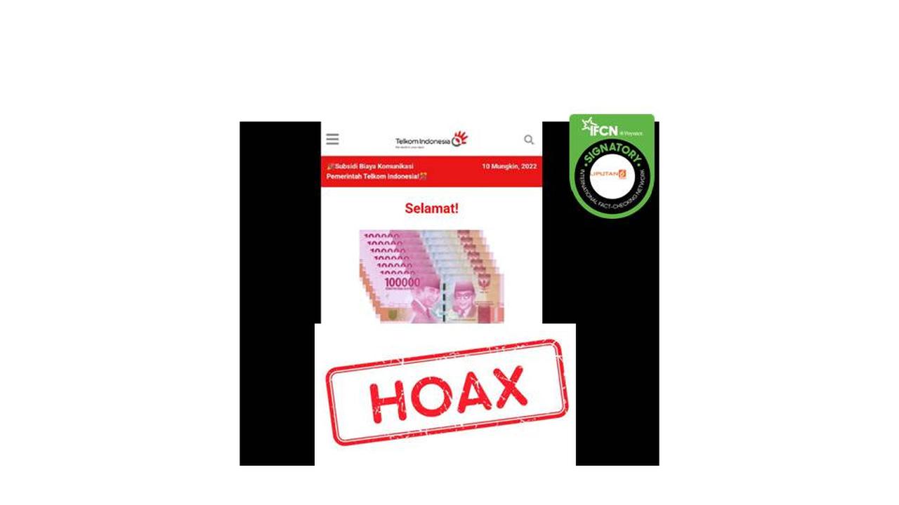 Cek Fakta subsidi dari PT Telkom Indonesia