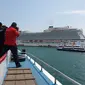 Pulau Bintan akhir pekan kemarin dibanjiri wisatawan mancanegara. Wisman datang bersama kapal pesiar mewah Genting Dream Cruise yang ingin menjelajahi segala keindahan Pulau Bintan. (Kemenpar/pool/Liputan6.com)