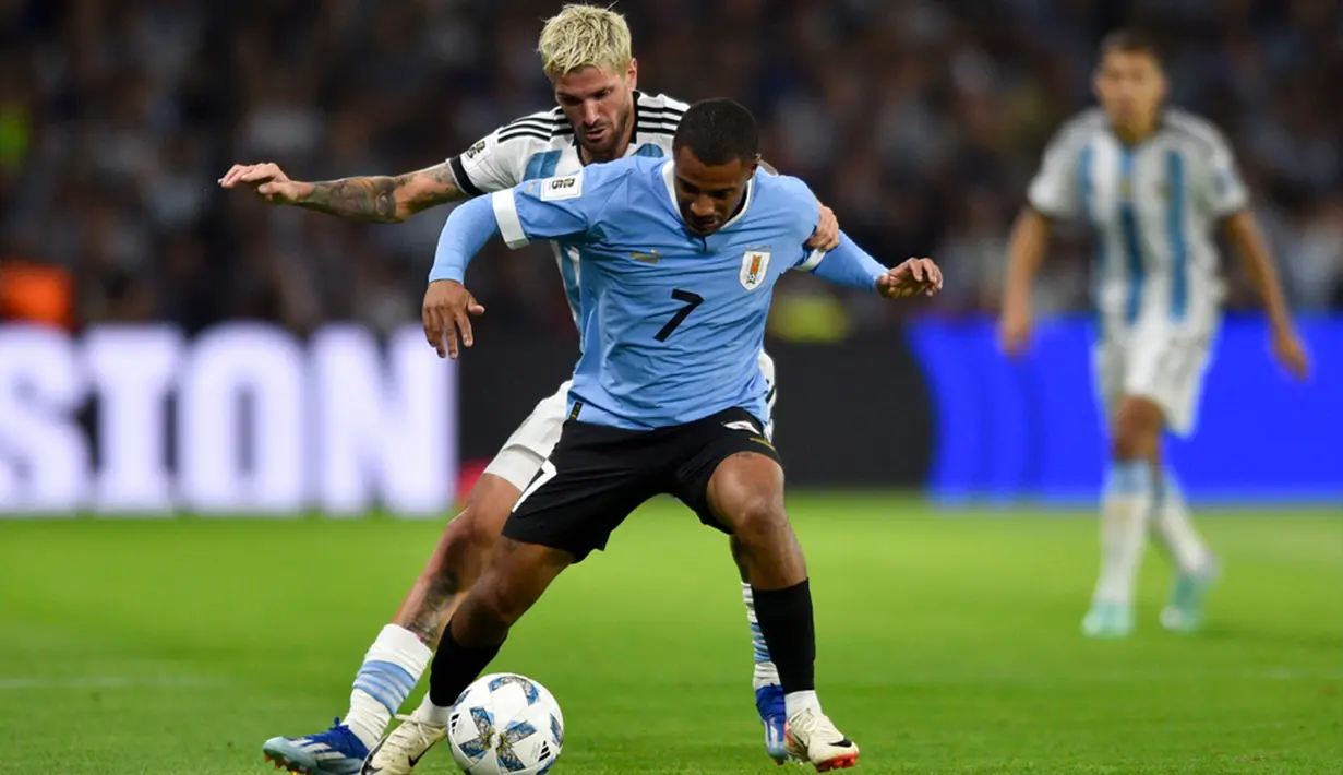 Berikutnya, Uruguay akan main kandang melawan Bolivia. (AP Photo/Gustavo Garello)