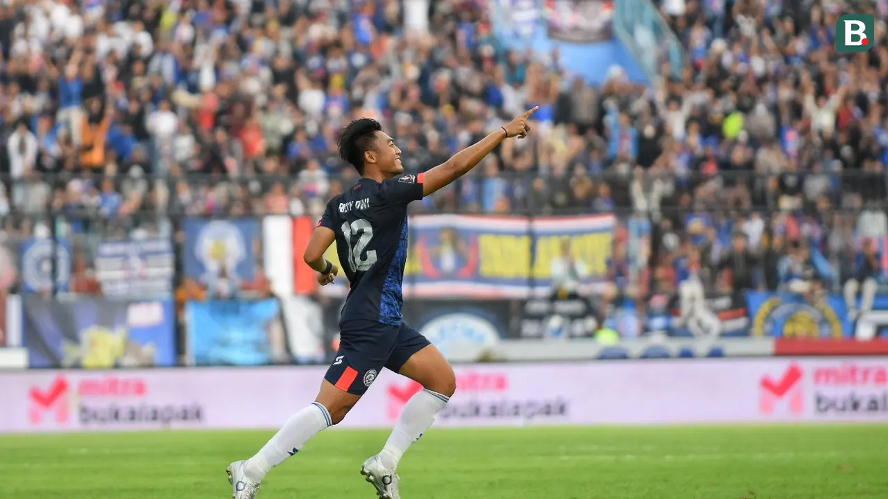 Pemain Arema Rizky Dwi
